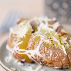 Grilled Garlic Potatoes