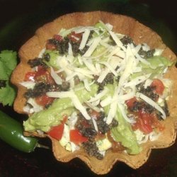 Chicken & Black Bean Tostados