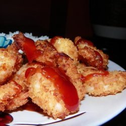 Coconut Shrimp With Guava Sweet and Sour Sauce