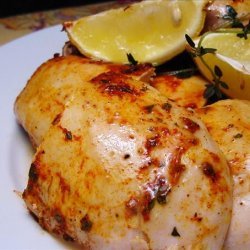 Roasted Chicken With Lemons and Thyme