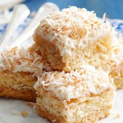 Ginger Coconut Slice