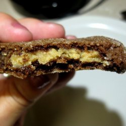 Chocolate Peanut Butter Surprise Cookies