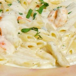 Peppered Shrimp Alfredo