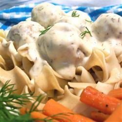 Meatballs in Dill Sauce