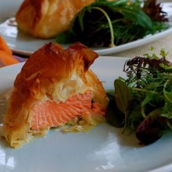 Salmon & Leek Filo Parcels