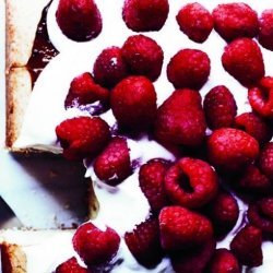 Raspberry Whipped Cream Cake