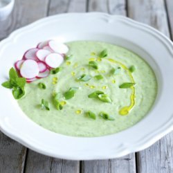 Cold Avocado Cucumber Soup