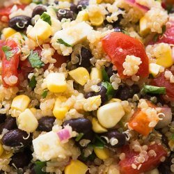 Black-Bean and Tomato Quinoa