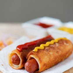 Tortilla Wrapped Hot Dog