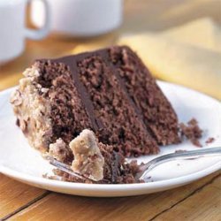 Bourbon-Chocolate Cake With Praline Frosting