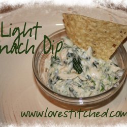 Light Spinach Dip