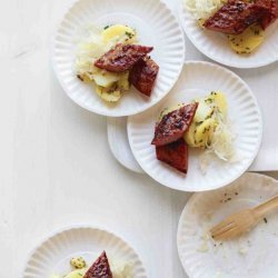 Kielbasa Bites With Mustard Potato Salad