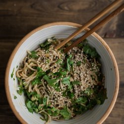 Spinach and Noodles
