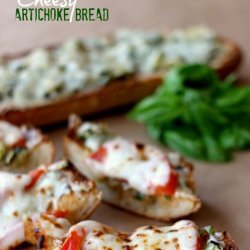 Cheesy Artichoke Bread