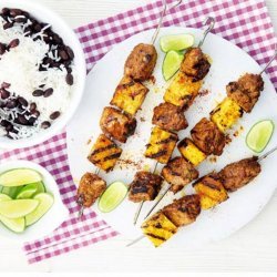 Pork and Pineapple Skewers