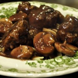 Red Wine and Mushroom Sauce