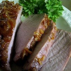 Orange Marmalade Glazed Pork