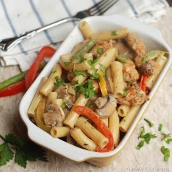 Cajun Chicken  pasta 