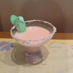 Easter Peep Martini Cocktail