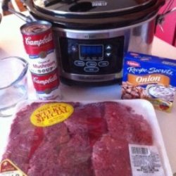 Crockpot Cube Steak With Gravy