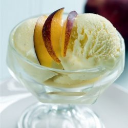 Fresh Peach Ice Cream