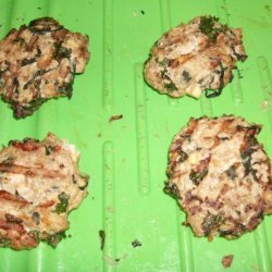 Gluten Free Spinach Tofu Turkey Burgers