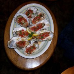 Beviers BBQ Oysters With Habanero Salsa