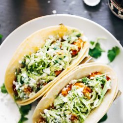 Shrimp Tacos With Lime Slaw