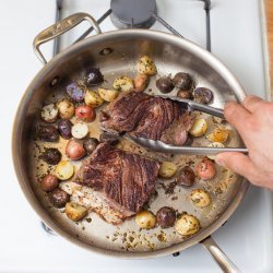 Seared Steak With Rosemary