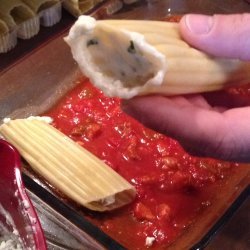 Sausage-Stuffed Manicotti