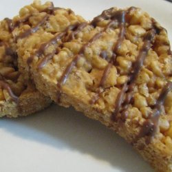 Peanut Butter and Honey Crisp Rice Squares