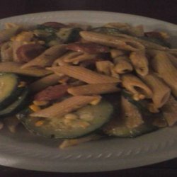 Pasta Limone With Sauteed Garden Veggies