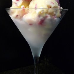 Orange Cranberry Ice Cream