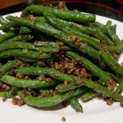 Gan Bian Si Ji Dou (Fried Sichuan Green Beans)