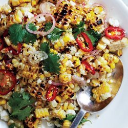 Charred Corn Salad With Basil and Tomatoes