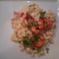 Creamy Macaroni With Firecracker Grilled Shrimp #RSC