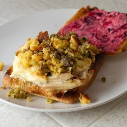 Thanksgiving Leftovers Sandwich