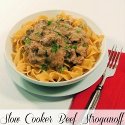 Slow Cooker Beef Stroganoff