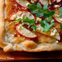 Apple and Feta Pizzas