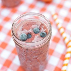 Blueberry Peach Smoothie 2