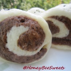 Chocolate Swirled Mantou