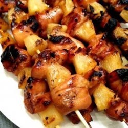 Hawaiian Pineapple Chicken Skewers