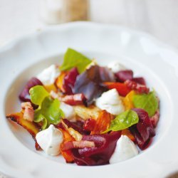 Winter's Salad With a Goat Cheese Mousse