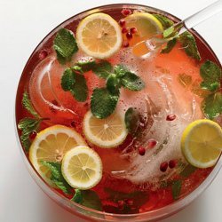 Pomegranate Champagne Punch