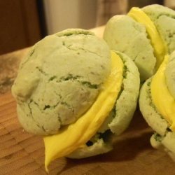 California Walnut Meringues With Limoncello Buttercream