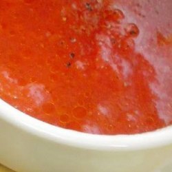 Microwave Fresh Tomato Soup for 2