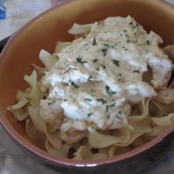 Creamy Chicken Stroganoff