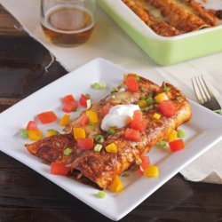 Black Bean and Chicken Enchiladas