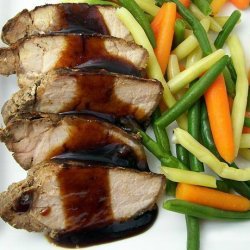 Roasted Pork Tenderloin With Bourbon-Barbecue Sauce