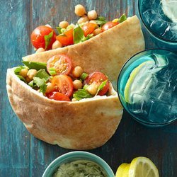 Garbanzo Bean Pitas